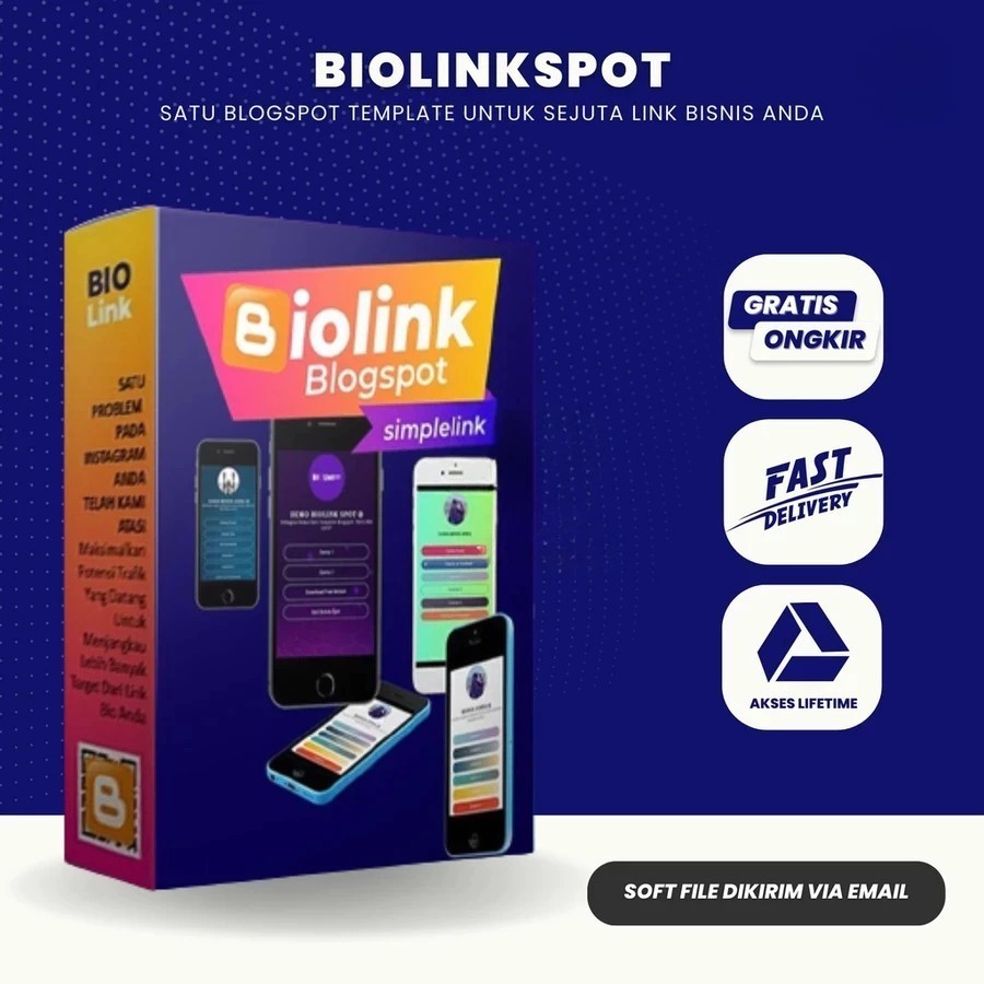 BIOLINKSPOT Template BioLink Blogger Blogspot