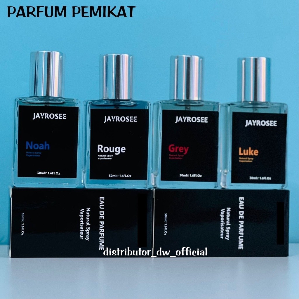 PROMO TERMURAH Parfum Viral Pemikat Pasangan Jayrosse Jayrosee Jayrose Grey Rouge Noah - Parfum Pria