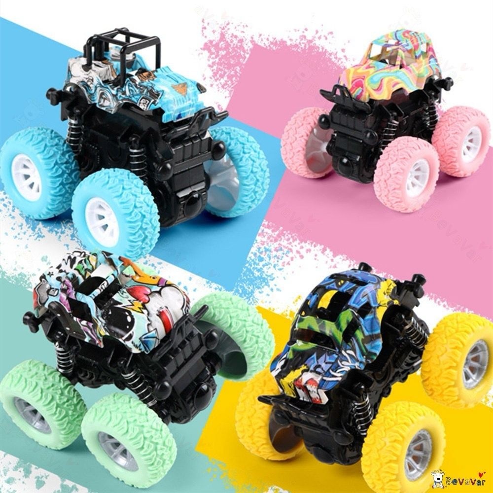 SACA Mainan Anak Mobil Monster Zap Mainan Mobil Jip anak Off Road 4 Drive Inertial Monster Zap Jip O