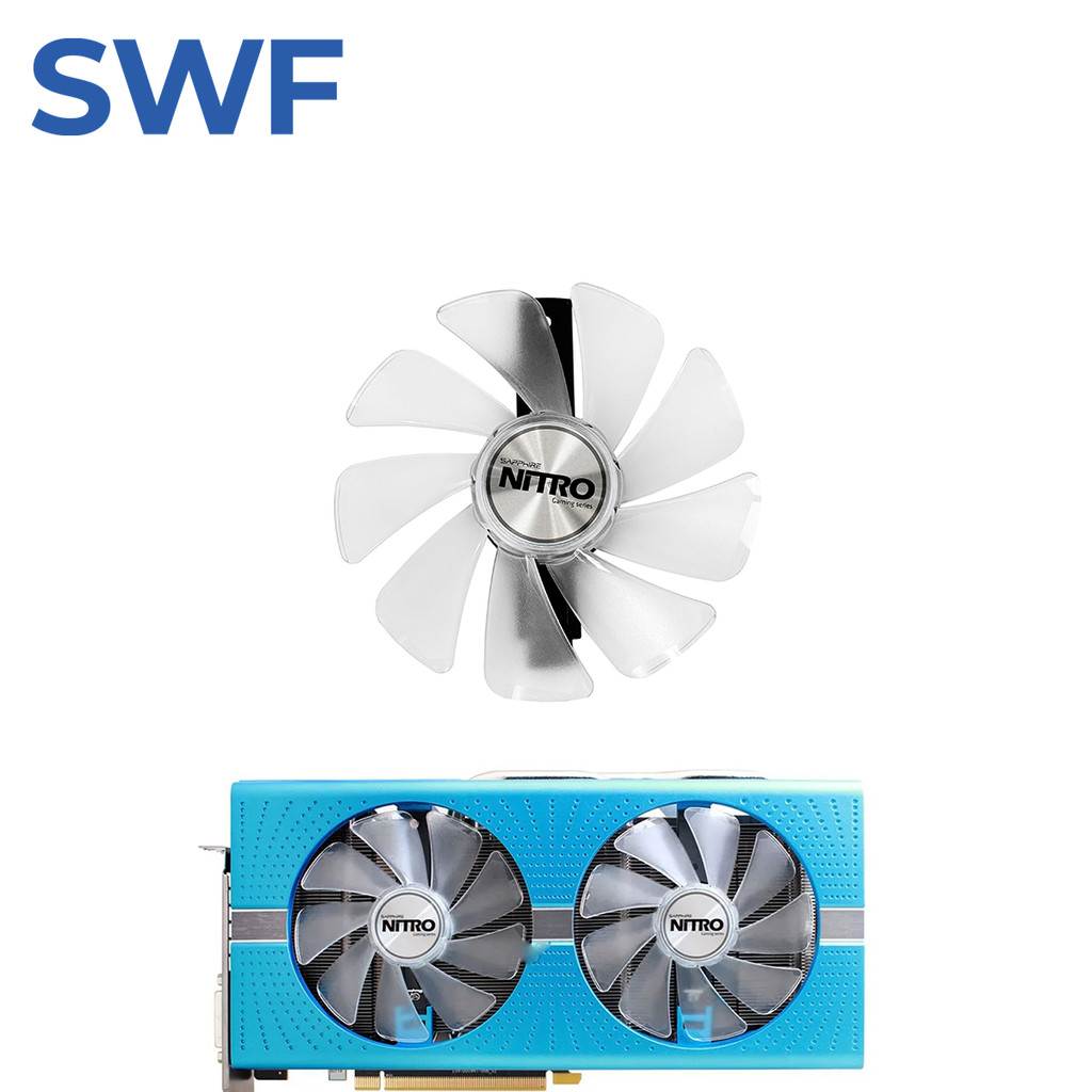 CF1015H12D RX580 RX590 Cooling Fan For Sapphire RX 470 480 570 580 590 NITRO Special Etion Graphics 