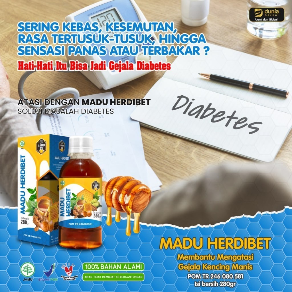 Madu Herdibet Obat Herbal Gula Darah