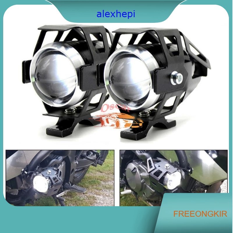 Lampu Sorot Tembak LED Projie Projektor U5/U1  Putih Cree Lampu Motor
