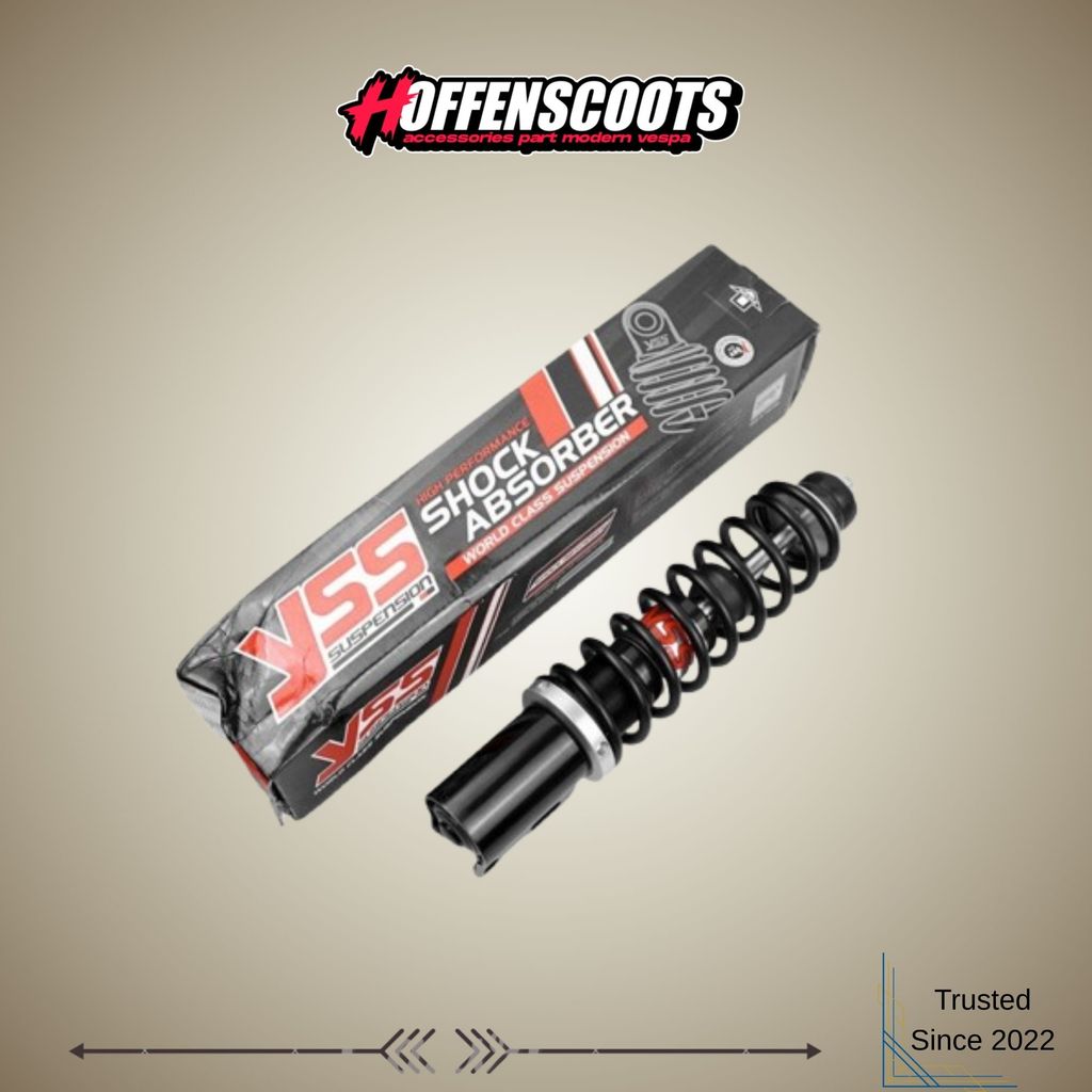 Shock YSS Lowfitment 185mm Black Vespa Sprint Primavera S LX Iget