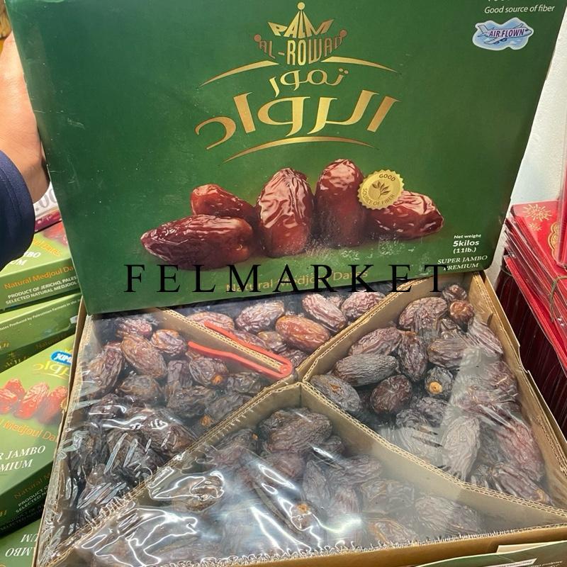 Kurma Medjool Jambo Premium / Kurma Medjool Jumbo 5 Kg / Box