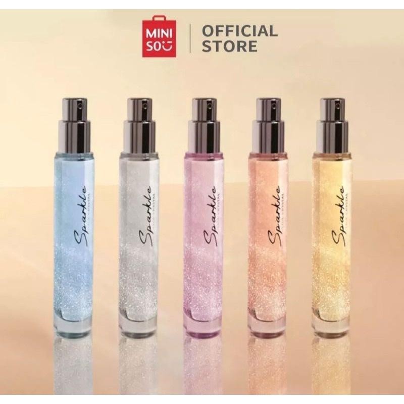 INSTAN DENPASAR Miniso Sparkle Eau De Toilette Golden Amber Shiny Diamond Violet Gem Royal Saphire P