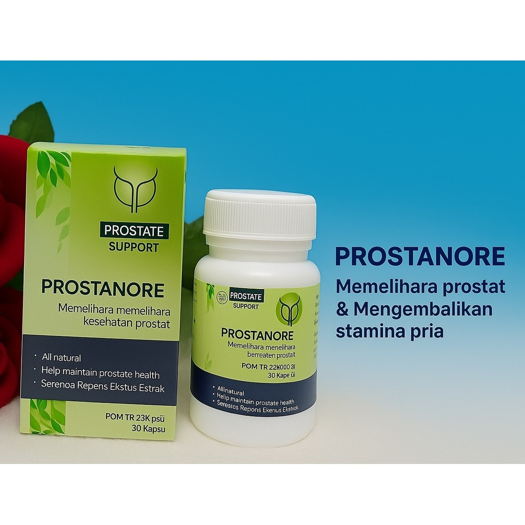 Obat Prostat Pria Dewasa Paling Ampuh Prostanore Asli 100% Herbal Original Obat Prostat Pria Super A