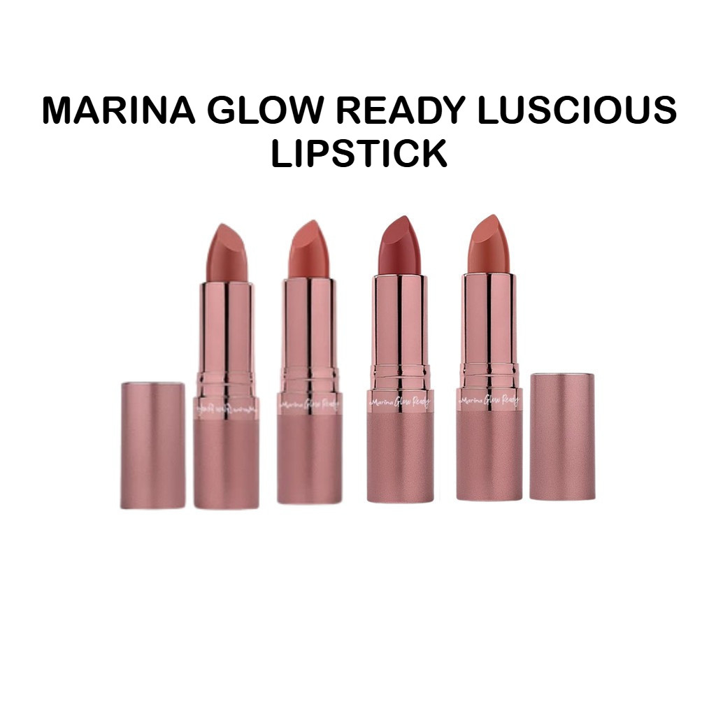 Najmia Ofc Marina Glow Ready Luscious Lipstick - Lipstik