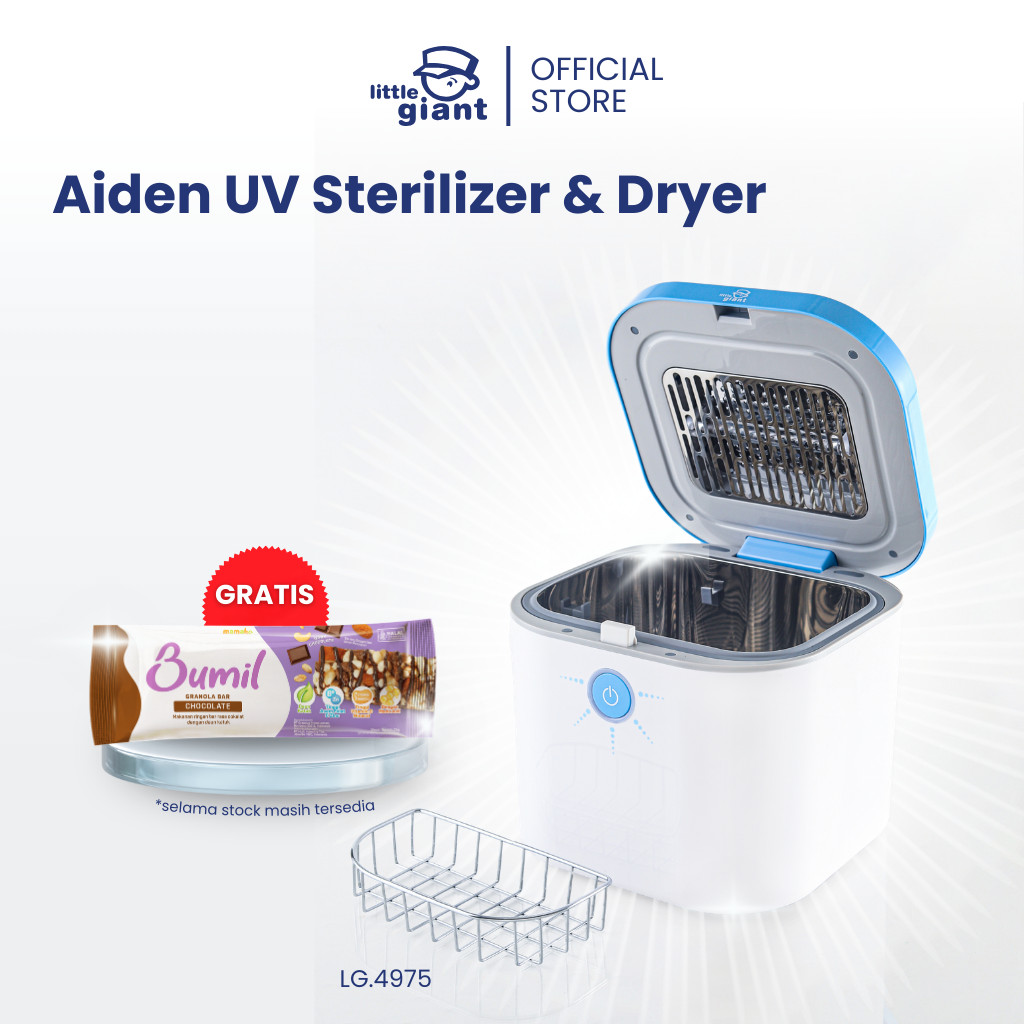 Little Giant Aiden UV Sterilizer & Dryer - Sterilisasi dan Pengeringan 360 Derajat