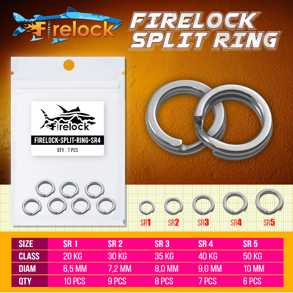 Ring Pancing Split Ring dan Solid Ring untuk Sambungan Kail Umpan Laut Air Tawar Berbagai