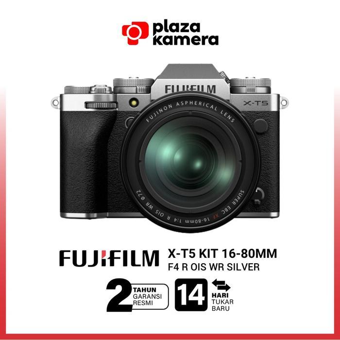 FUJIFILM X-T5 Kit 16-80mm Silver Mirrorless Camera