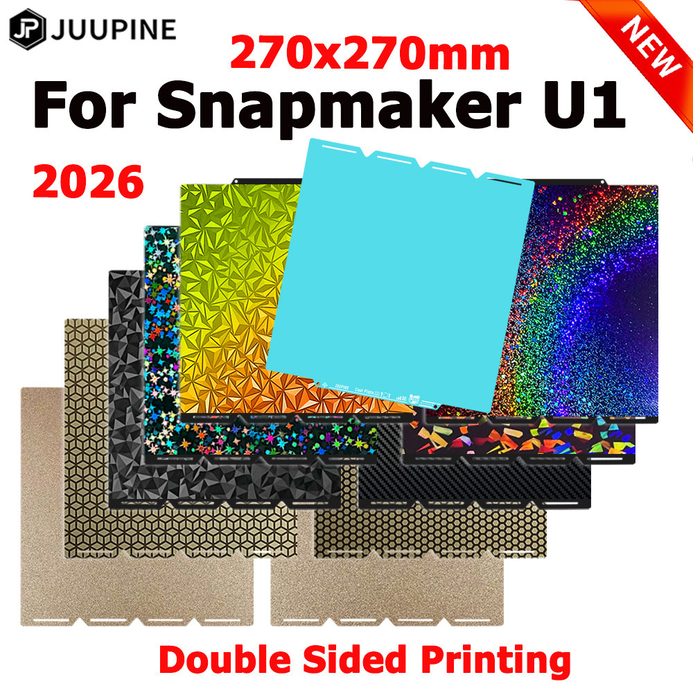 Snapmaker U1 Plate PEO PEI Carbon Fiber Steel Plate High Quality Spring Steel Sheet For Snapmaker 3D