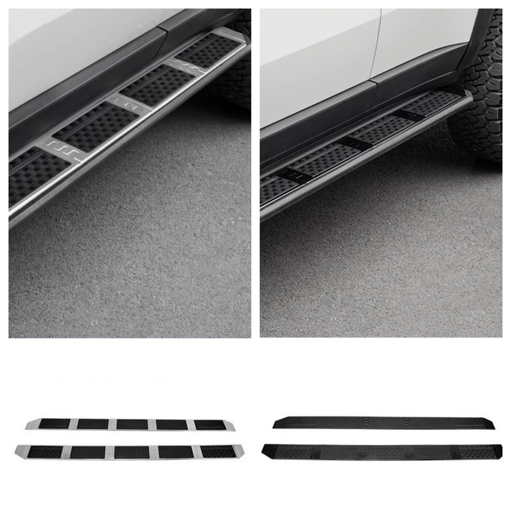 Penutup pedal stainless steel untuk Toyota Prado LC250 24-25 yang dimodifikasi, Aksesoris Pelindung 