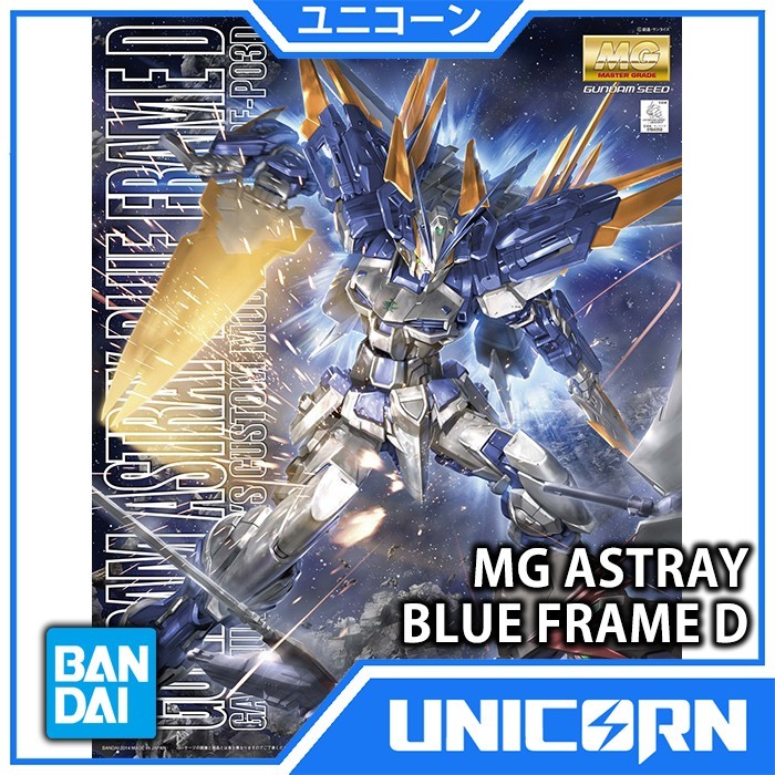 MG Astray Blue Frame D 1/100 Gundam Bandai MG MBF-P03D Astray Blue Frame Type D ABF Type D