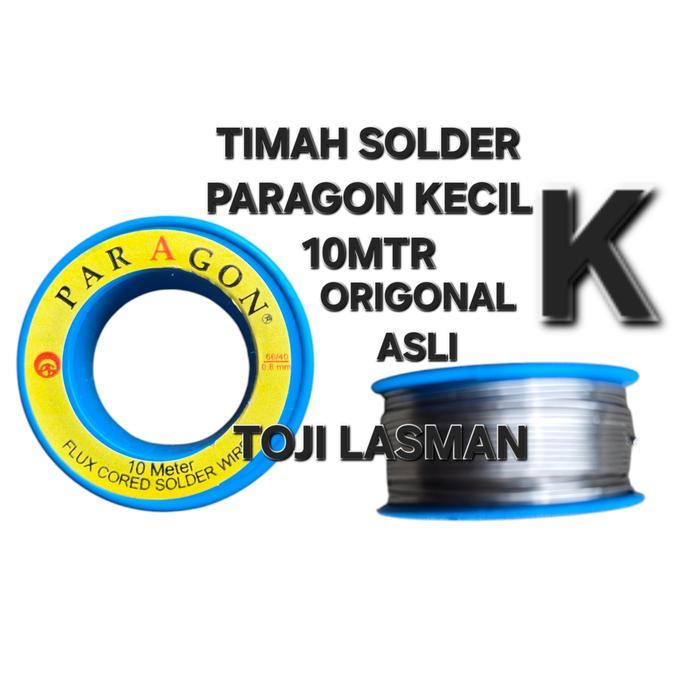 ( TIMAH SOLDER ROLL KECIL 10M ) TIMAH SOLDER PATRI 10 METER M FLUX CORED SOLDER WIRE KAWAT TIMAH SMA