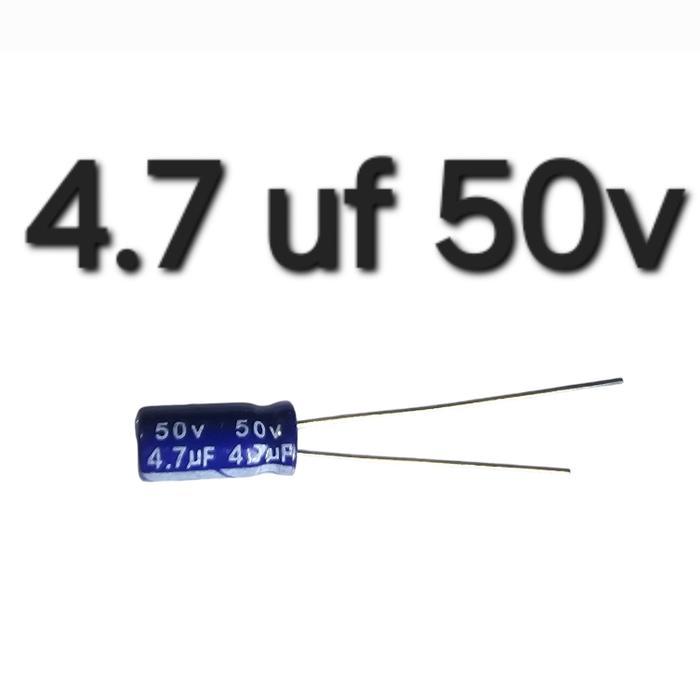 elko elco capasitor 4.7uf 50v 4.7 uf 50v 50 v volt 35v 25v 16v 4,7uf