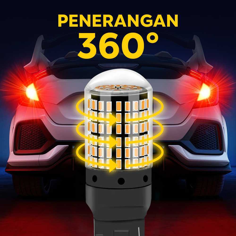 Lampu Sein Mobil LED Cross Flow 3014 SMD 7440 1 PCS - 3014