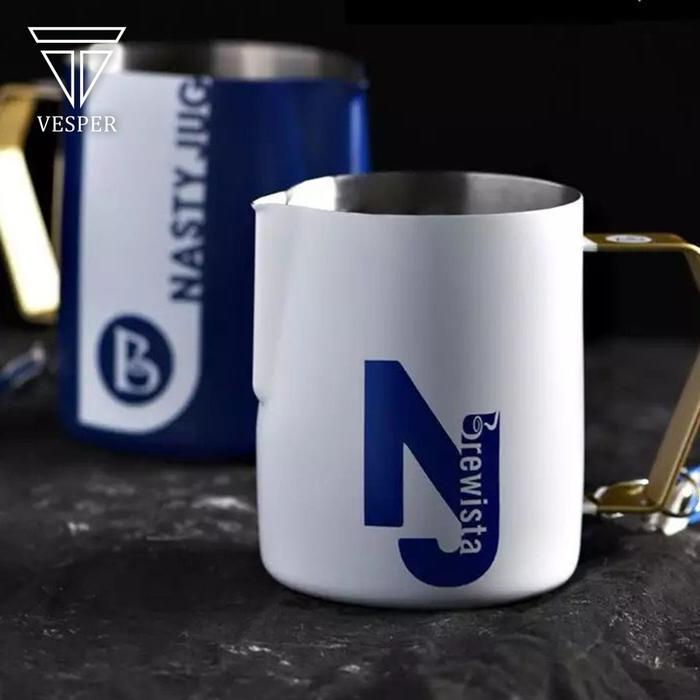 brewista X SERIES NJ nasty jug special edition milk jug pitcher latte - NASTY JUG-WHITE