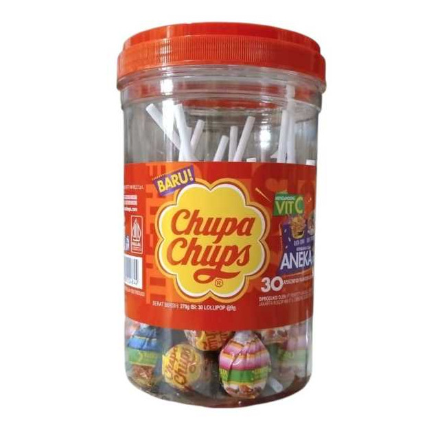 Permen Chupa Chups Lollipop Toples isi 30 pcs
