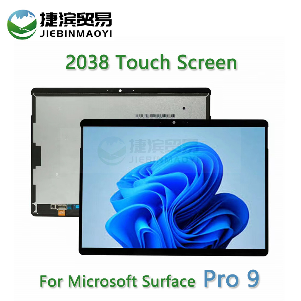 AAA+Original LCD 13" For Microsoft Surface Pro 9 2038 LCD splay Tou Screen gitizer Assembly For Surf