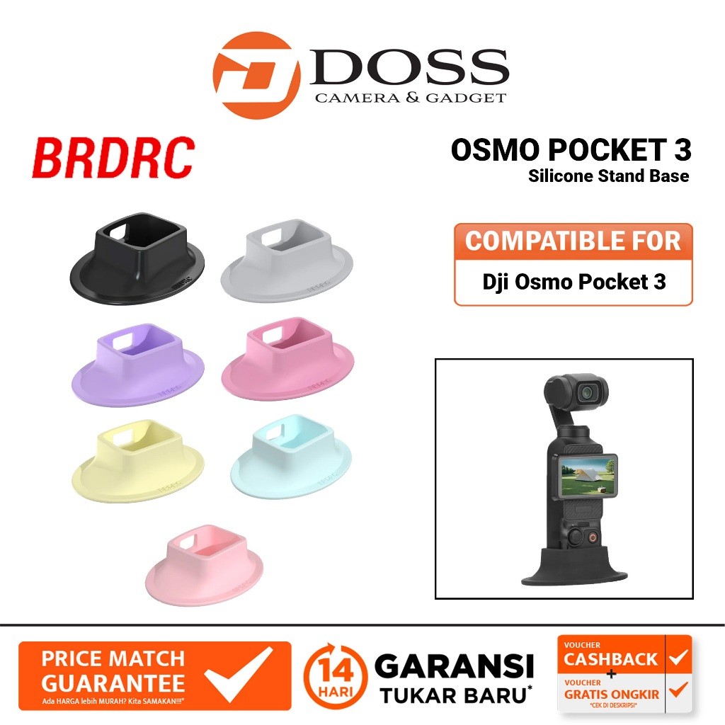Doss Surabaya-BRDRC POCKET 3 Silicone Base for OSMO POCKET 3-DOSS