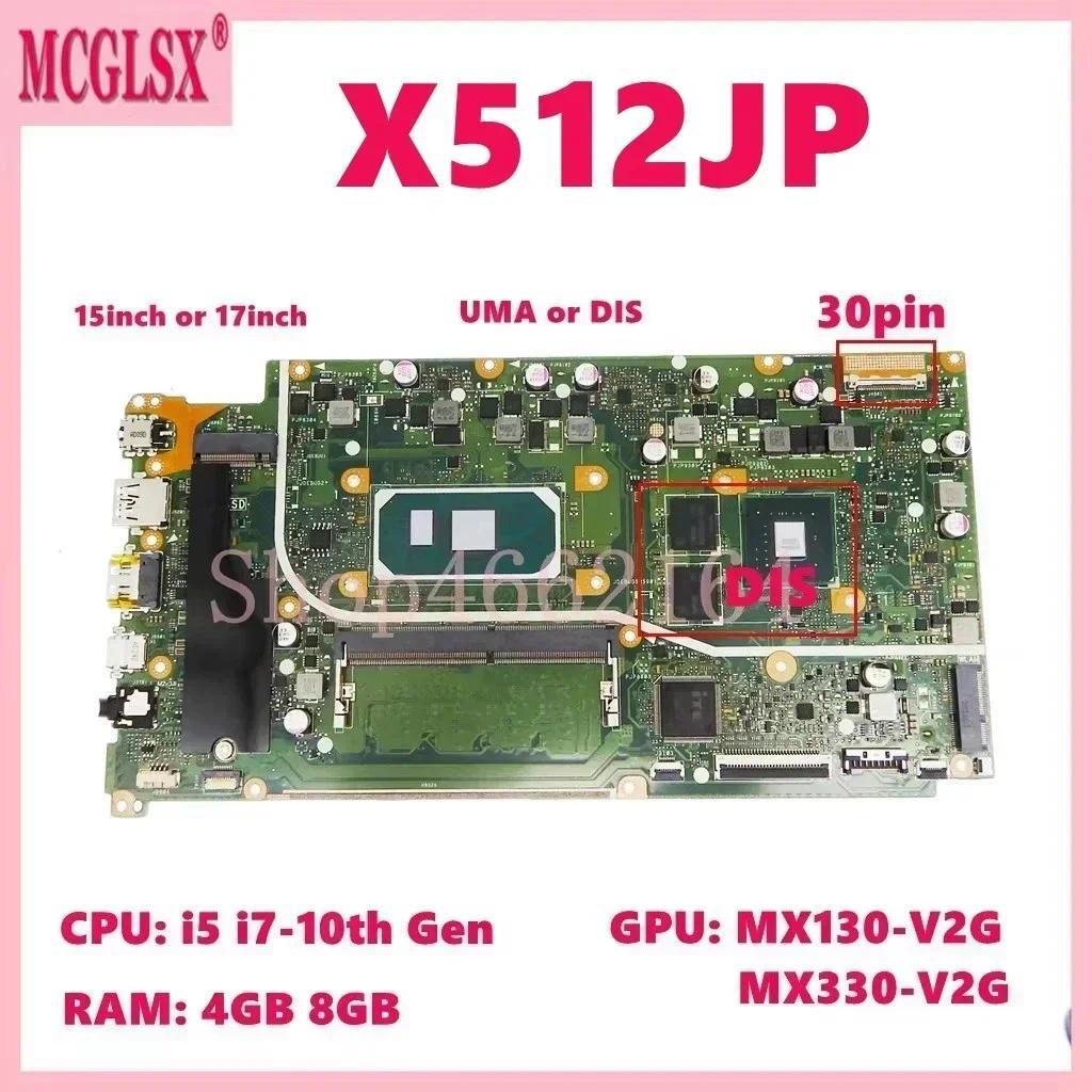 X512JA i3 i5 i7-10th Gen CPU 4GB/8G-RAM Mainboard For ASUS X512J X512JP X512JF S512J A512J K512J F51