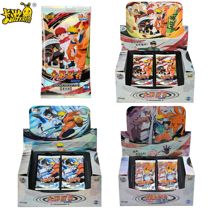 KAYOU Original Naruto Box T4W3 T4W6 T4W7 Anime Naruto Fight apter Pro apter Ninja World Collection C