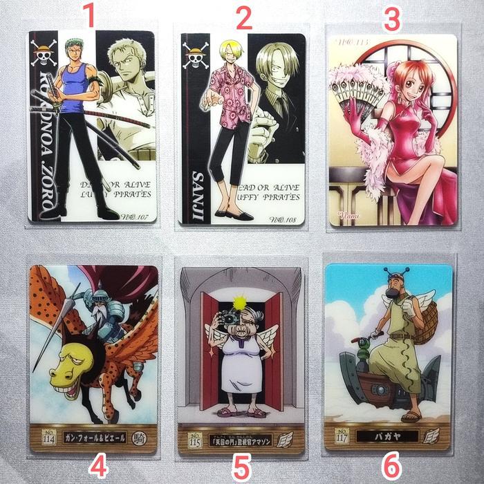 BANDAI ONE PIECE PLASTIC CARD CARDDASS FROM TV ANIMATION ORI RARE