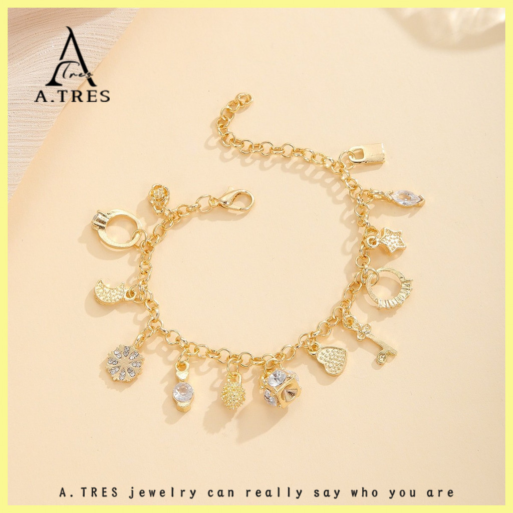 Aksesoris Gelang Wanita Gelang Mutiara Korean Style Gelang Insial Gelang Titanium Murah Gelang Persa