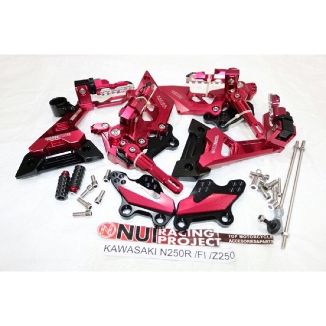 FOOTSTEP UNDERBONE NUI NINJA250 Fi Z250 model BIKERS UB NUI N250 DEPAN BELAKANG
