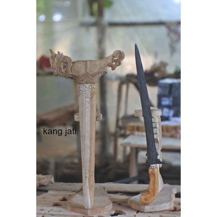 keris putut kembar warangka ukir naga sepuh stw bkn majapahit mataram murah seindonesia