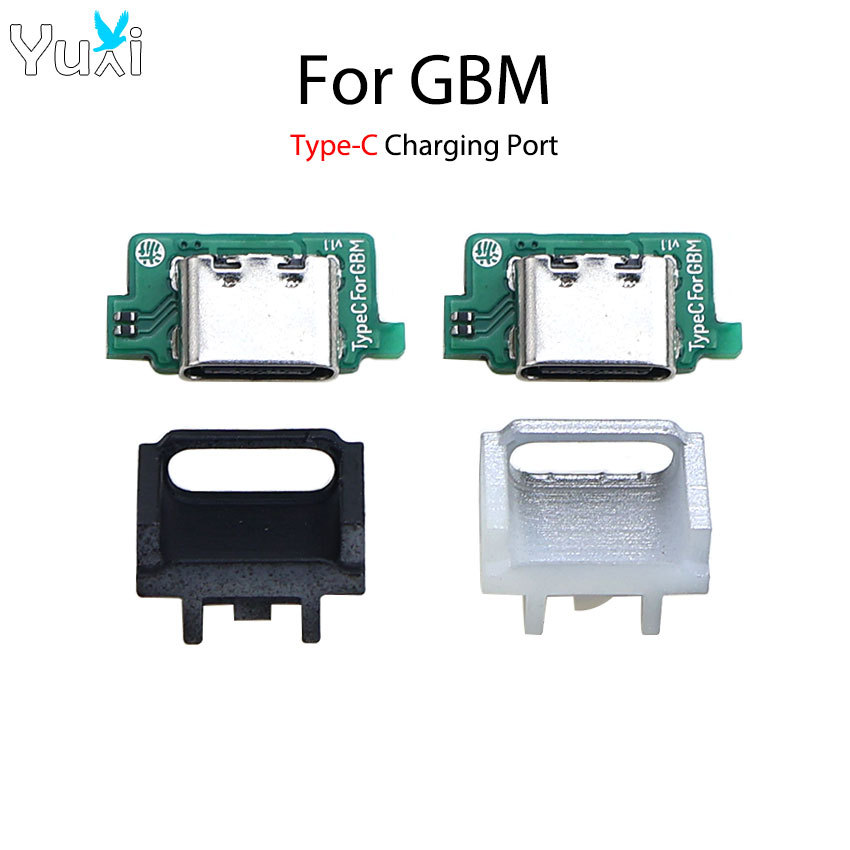 YuXi 1 Piece For GBM Console Y USB arging Port USB-C Mod For Gameboy Micro arge Socket Repair Part