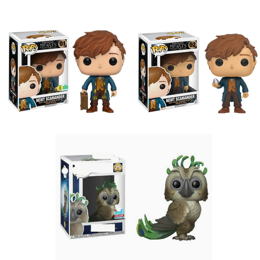 Funko POP NEWT SCAMANDER 01# 02# THESTRAL 17# AUGUREY 25# Vinyl Figure Doll Model Toys