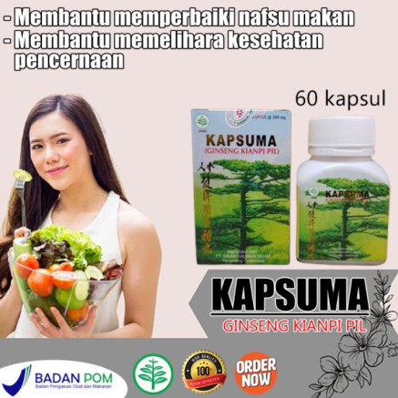 SUDAH BANYAK TESTIMONI & TERBUKTI MUJARAB ( Kianpi Original ) Kapsuma Asli Pil Penggemuk Ori Origina