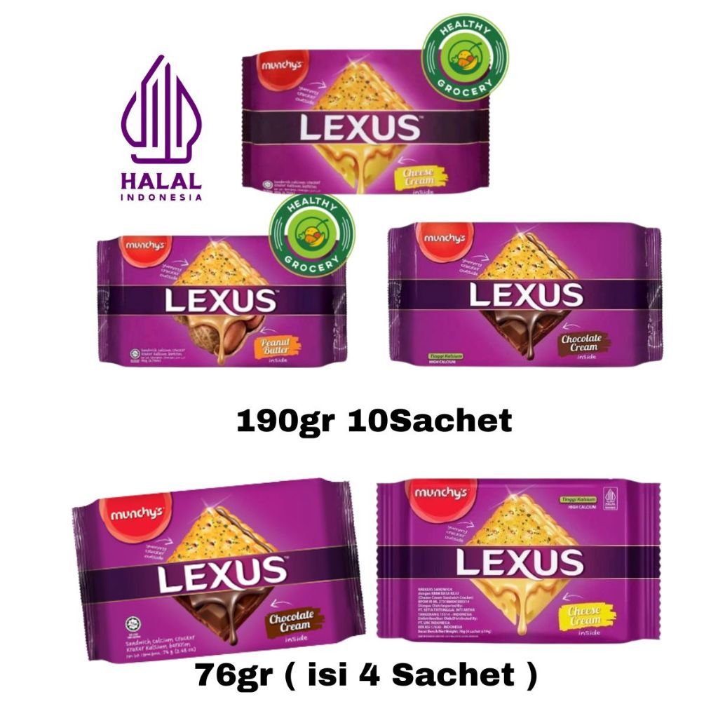 Munchys Lexus 190gr Chocolate Cheese Peanut / Cokelat Keju Kacang