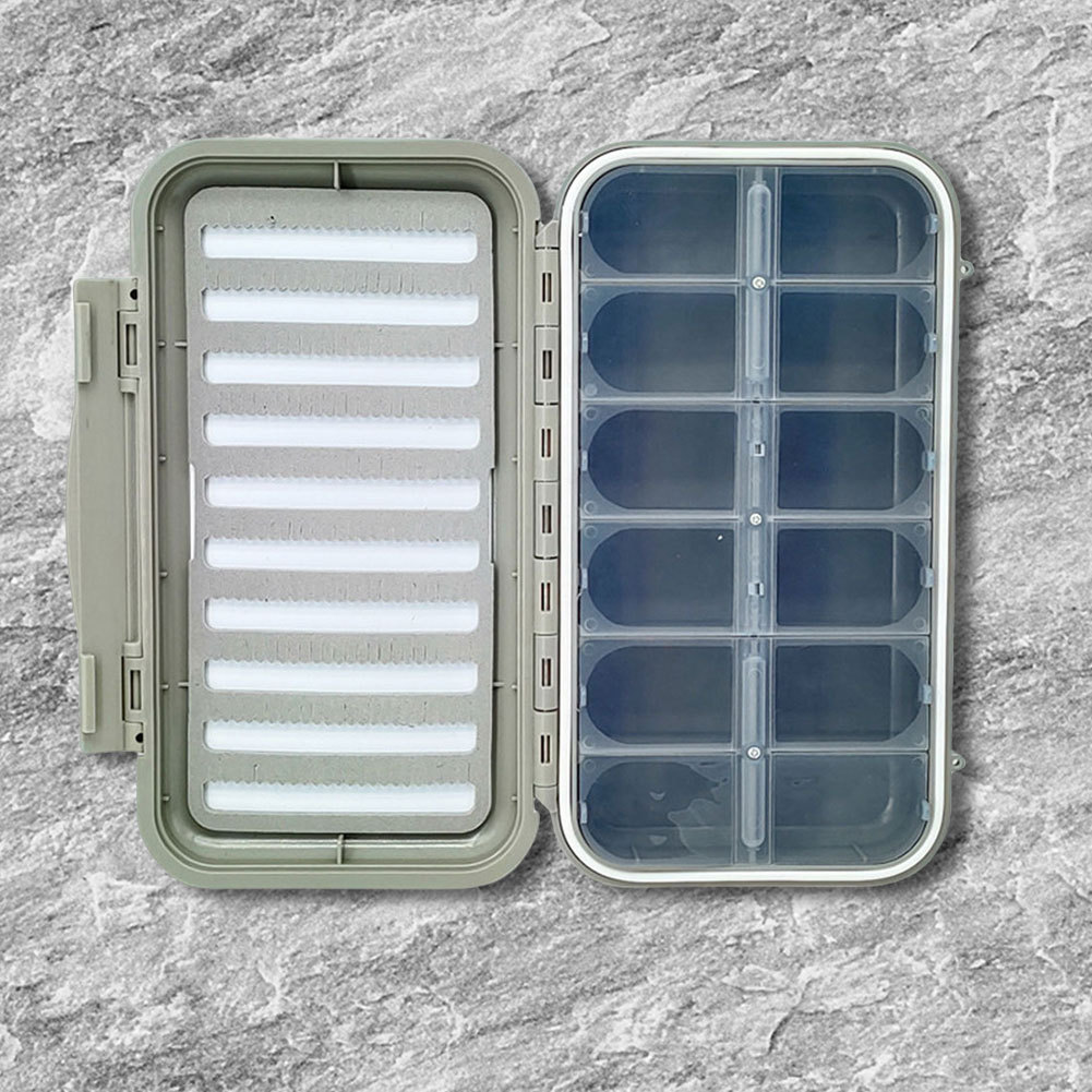 WaterProof Fly Fishing Box Fly Lure Case Containers Fly Fishing Baits Storage Case for Vest Casting 