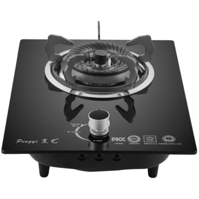 Stainless steel single stove gas stove natural liquefied gas artificial household fire embedded gas 