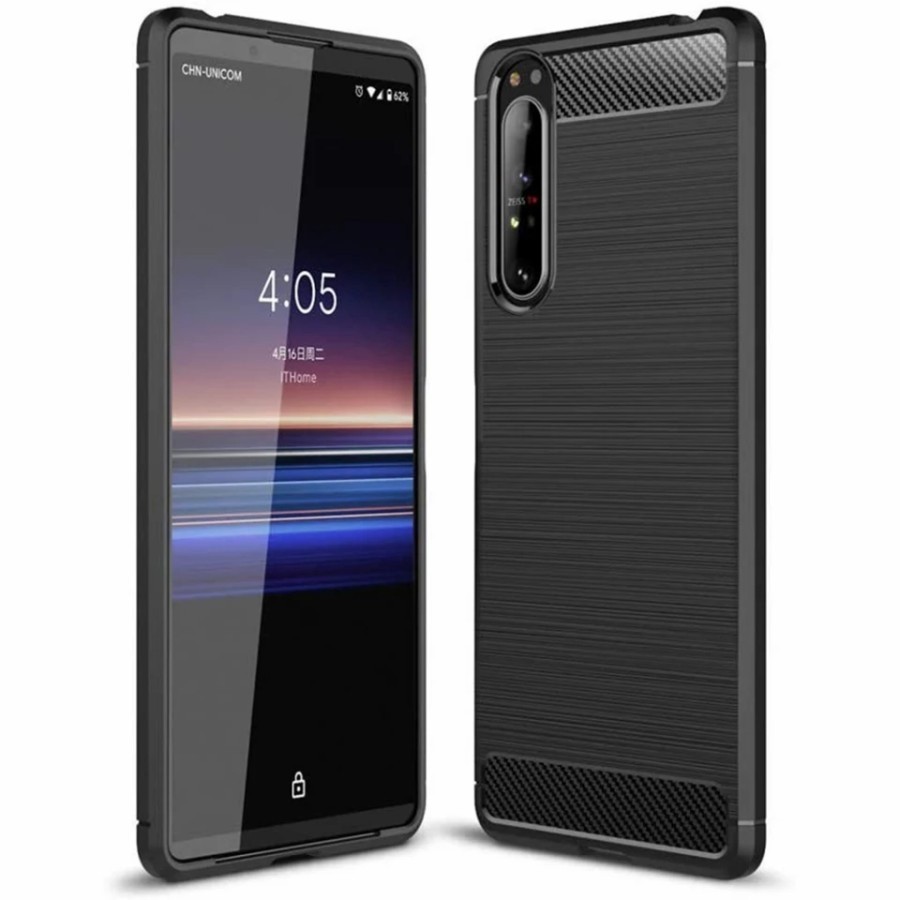CASE SONY XPERIA 1 II SLIM ARMOR RUGGED CARBON FIBER ANTI SHOCKPROOF
