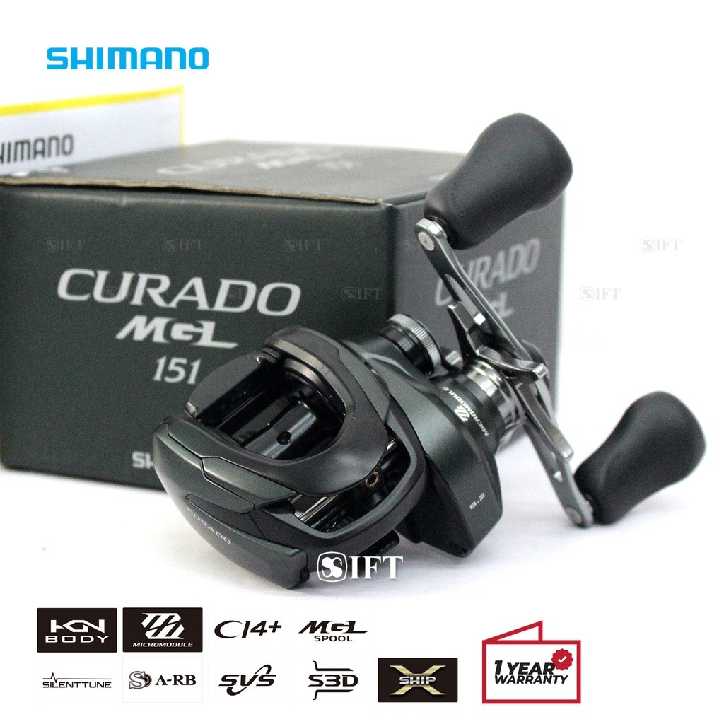Reel BC Shimano CURADO MGL [2021] | 151 HG/XG Bait Casting | IFT Station