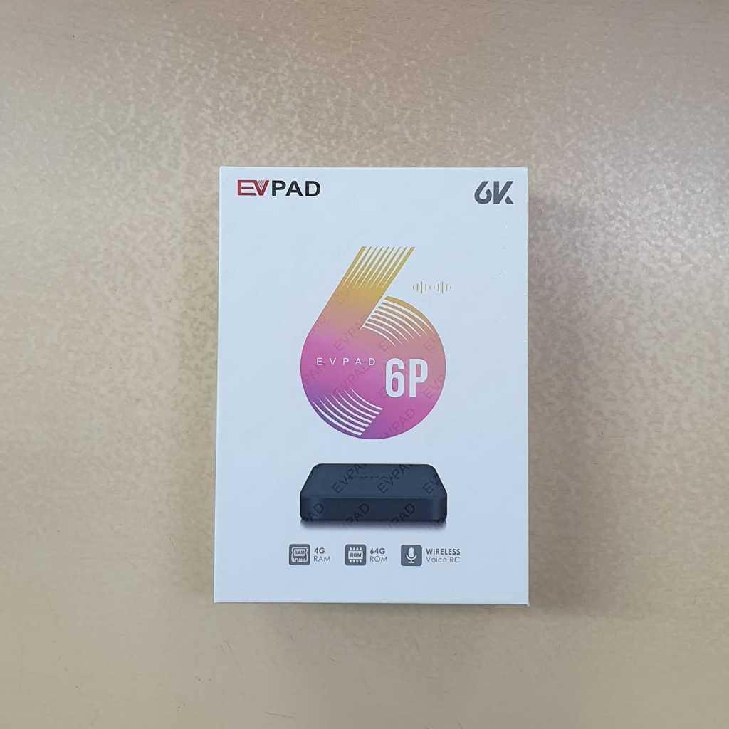 ANDROID TV BOX SMART 4K 4GB+64GB 6K ALL CHANNEL TV WIFI BT5.0 ANDROID 10 EVPAD 6P