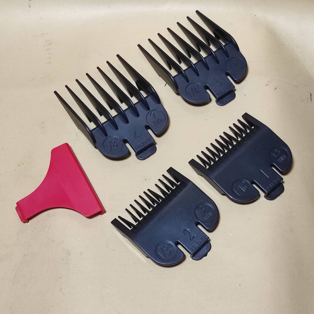 SET SEPATU CLIPPER KEMEI SET GUARD COMB SISIR PG809A KM809A 809A PG2600 KM2600 2600 MESIN CUKUR RAMB