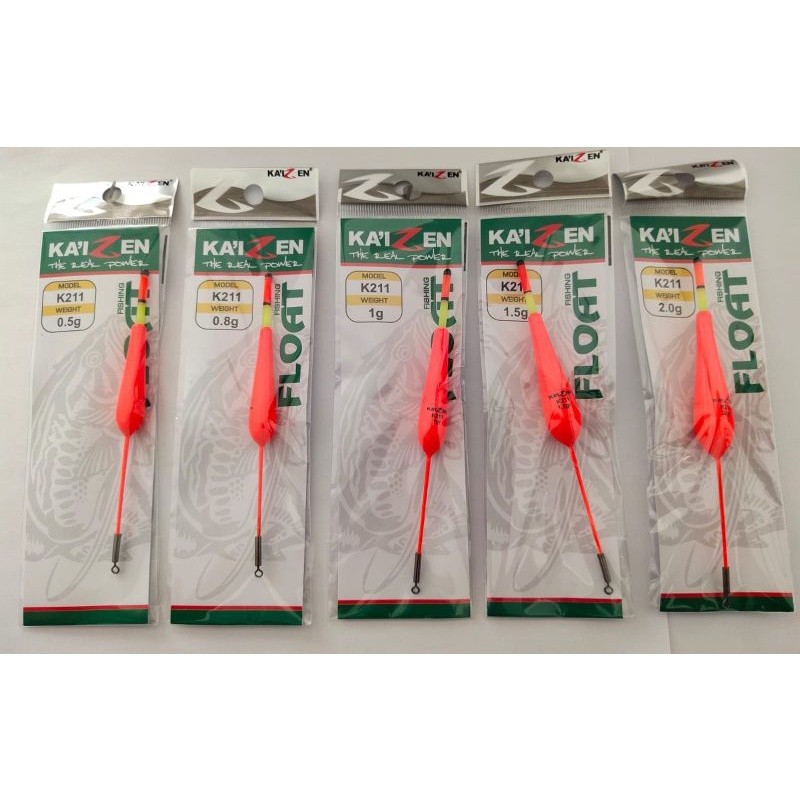 pelampung kaizen type K 211 dan type K 226 untuk mancing pelampungan | IM Pancing