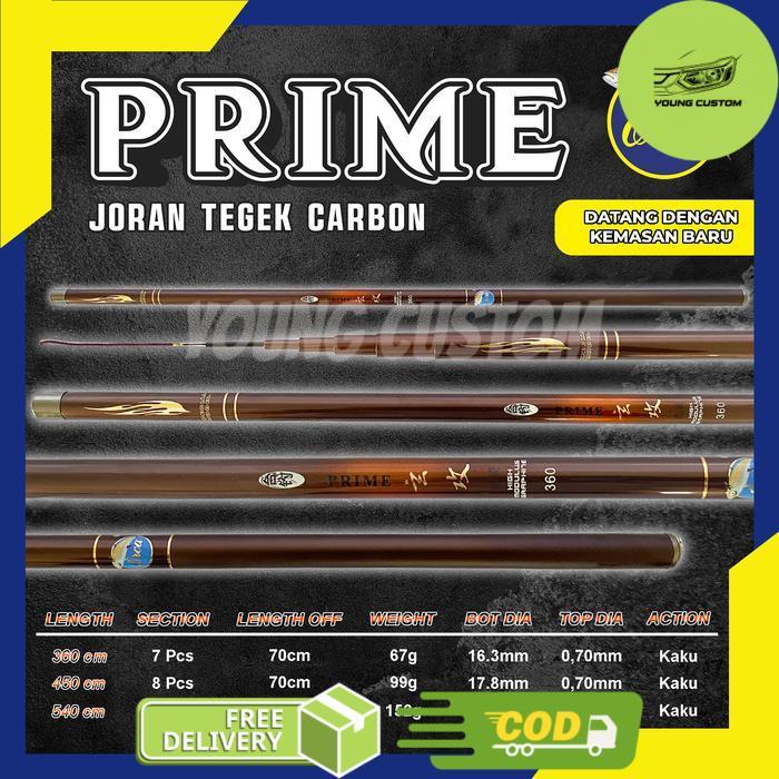 Joran Tegek Orca Prime Carbon - Tanpa Mika 450 -young
