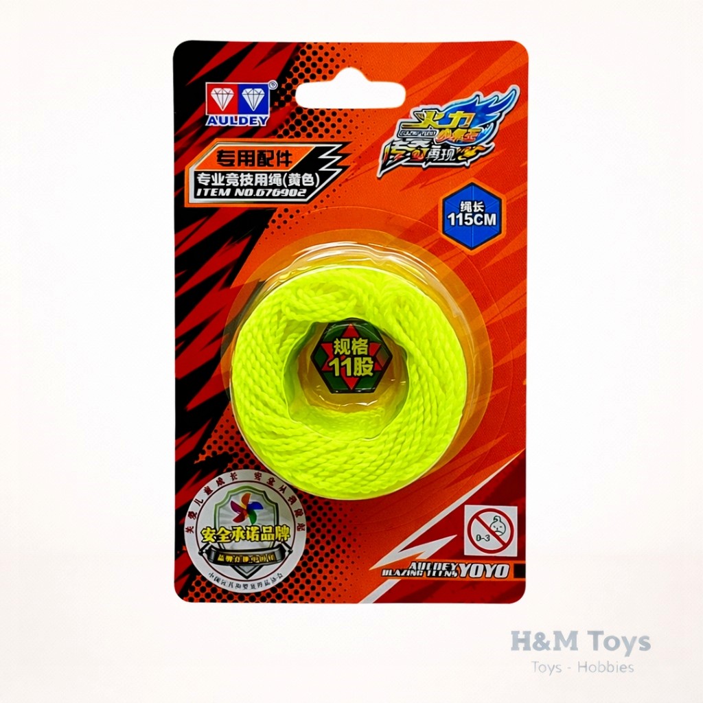 Tali Yoyo Auldey Hijau Neon - String Yoyo Auldey - Tali Yoyo Profesional Replacement