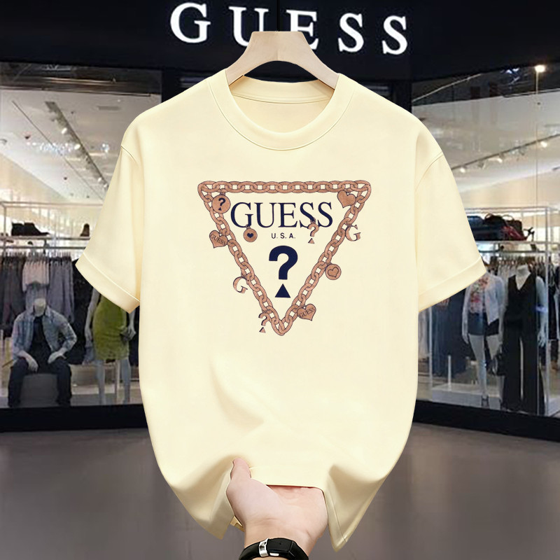 Kaos GUESS Original Lengan Pendek T-Shirt Premium Quality Cotton Combed 24s Pria & Wanita