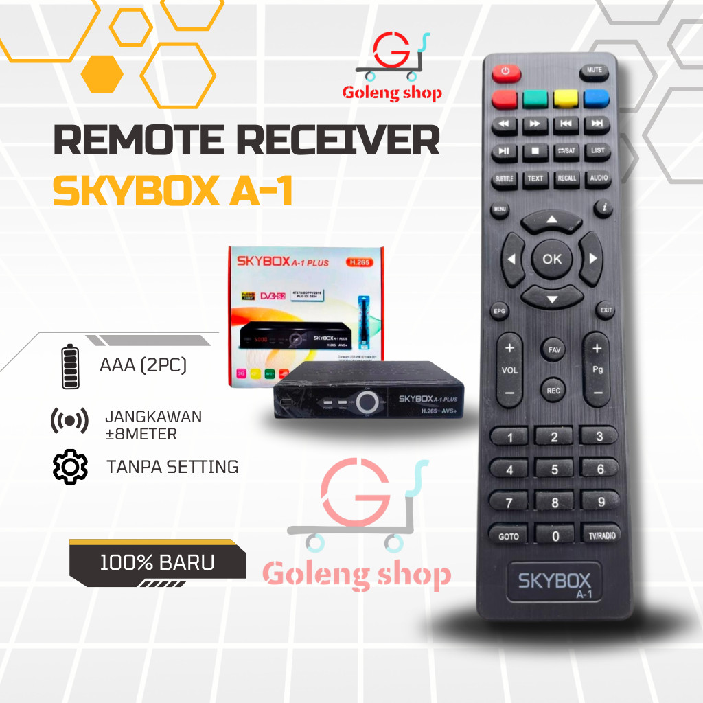SKYBOX Remote Remot Receiver SKYBOX A1 PARABOLA A-1