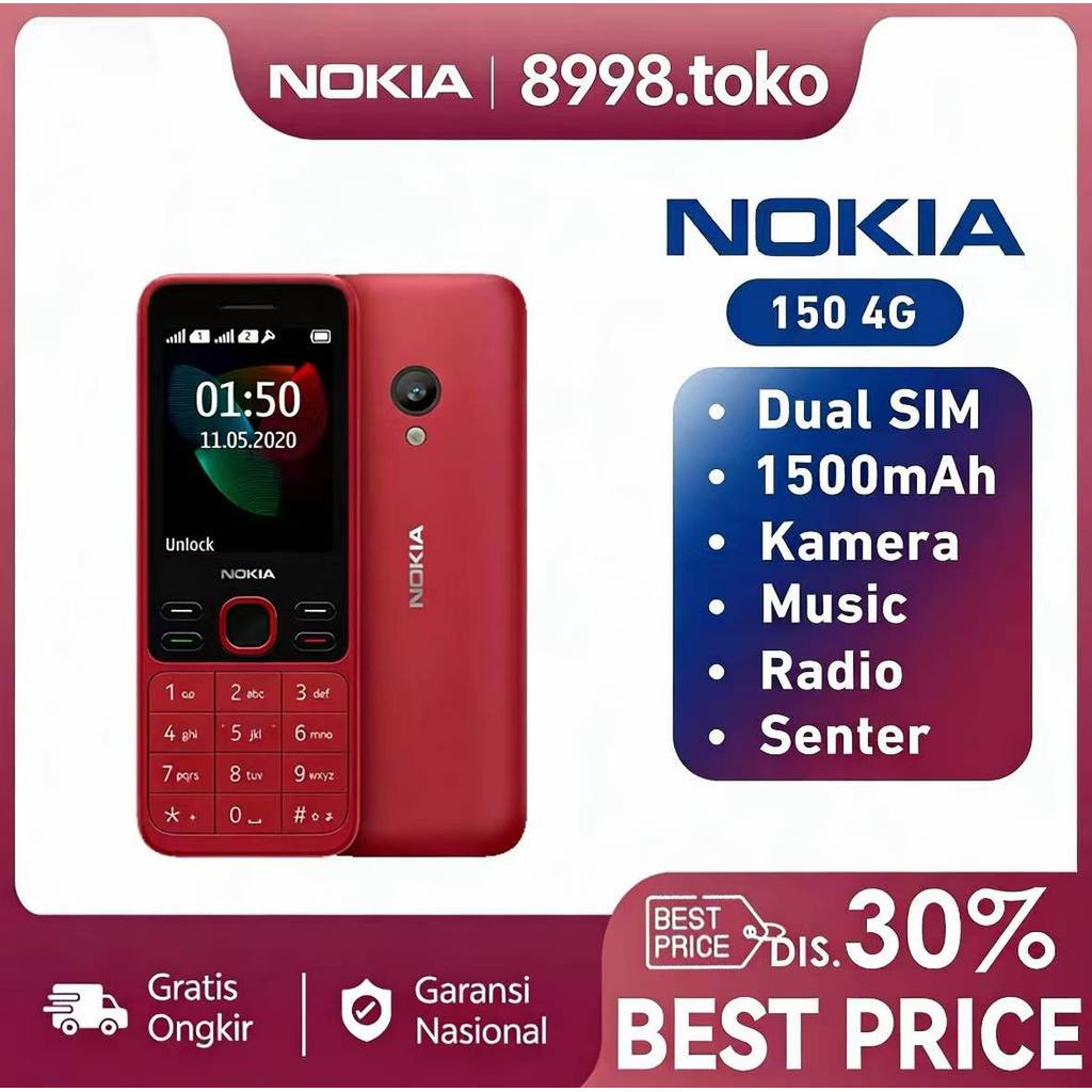 Hp Nokia 150 2020 Dual SIM Grosir Dan Garansi Murah