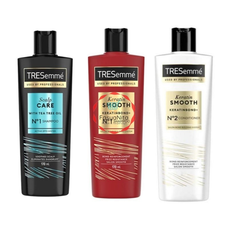 Tresemme Shampoo Conditioner Keratin Smooth Scalp Care - Fasyanita Online Fresh Mart Denpasar