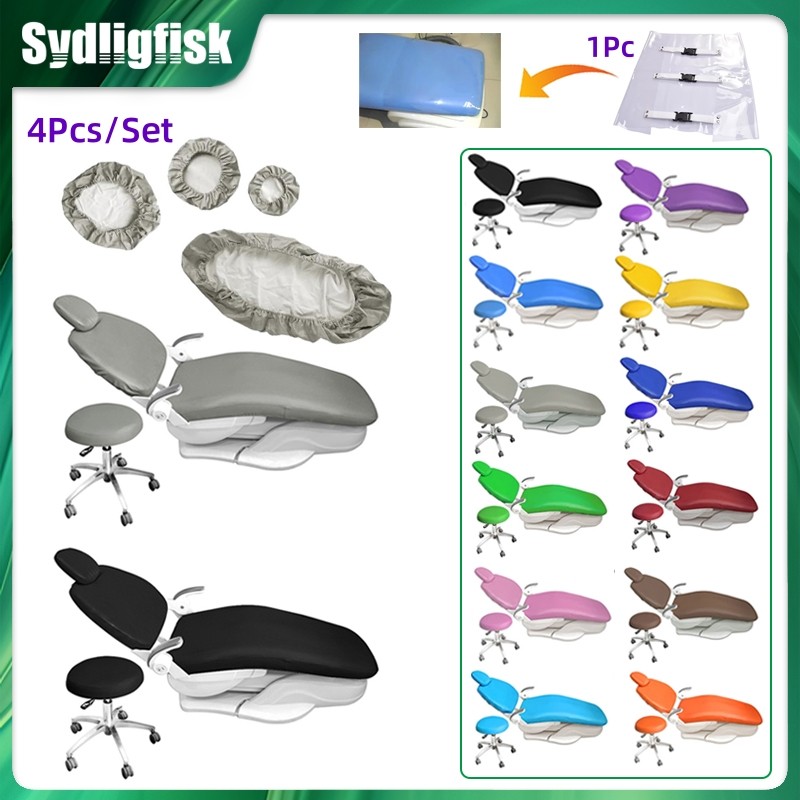 1Pcs Sarung Kursi Gigi Unit Kulit PU Elastis Tahan Air Pelindung Kursi Gigi Alas Kursi Gigi Bantalan
