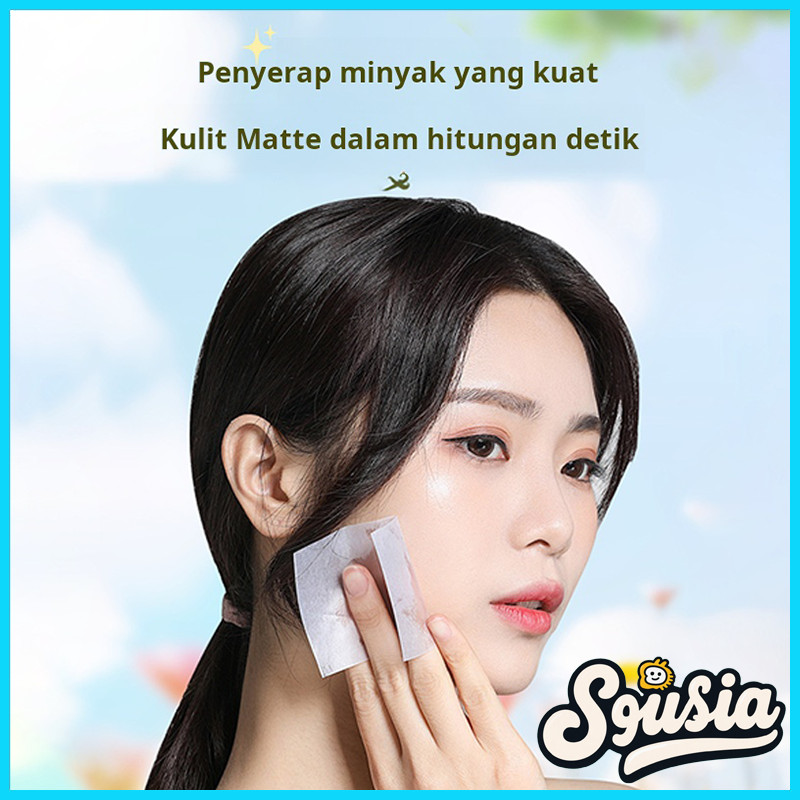 Spons bedak penyerap minyak dengan cermin, permukaan beludru, kemasan isi ulang arang bambu, pengont