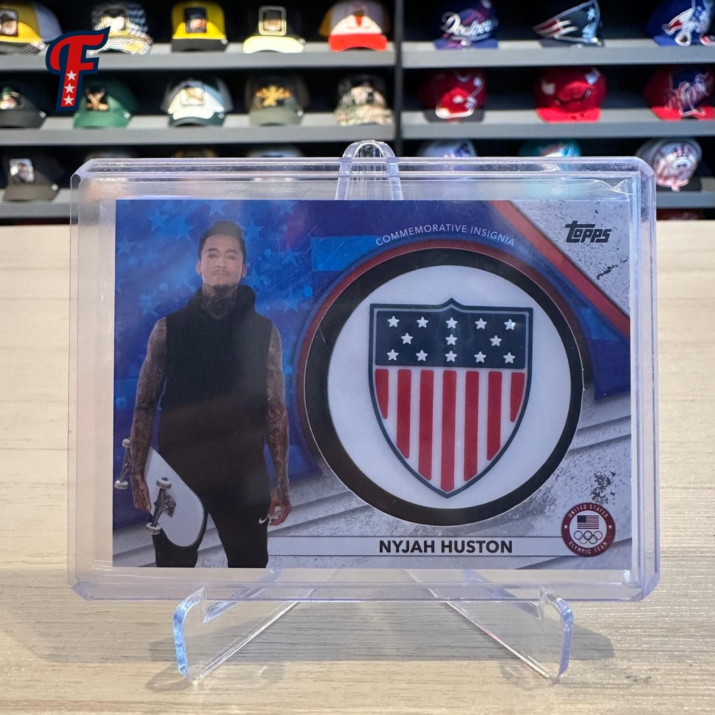 Kartu Baseball MLB Commemorative Insignia Nyjah Huston Original